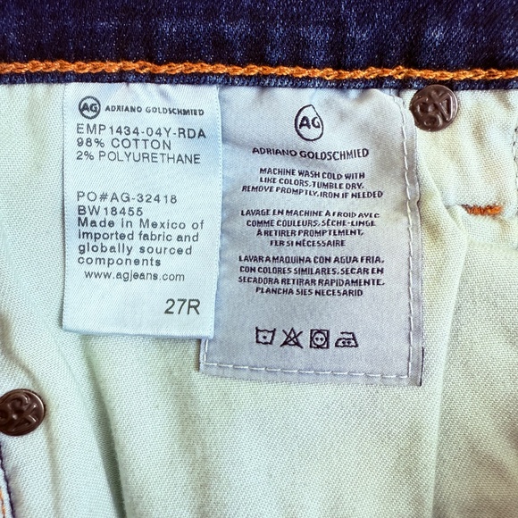 AG Adriano Goldschmied “The Prima” Mid-Rise Cigarette Jeans 27R - Picture 9 of 11